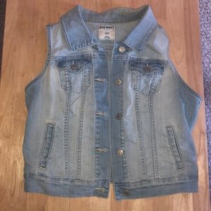 Jean jacket vest